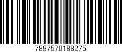 Código de barras (EAN, GTIN, SKU, ISBN): '7897570188275'