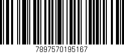 Código de barras (EAN, GTIN, SKU, ISBN): '7897570195167'