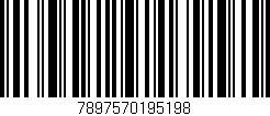 Código de barras (EAN, GTIN, SKU, ISBN): '7897570195198'