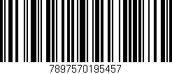 Código de barras (EAN, GTIN, SKU, ISBN): '7897570195457'