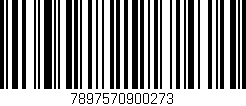 Código de barras (EAN, GTIN, SKU, ISBN): '7897570900273'