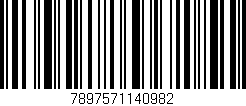Código de barras (EAN, GTIN, SKU, ISBN): '7897571140982'