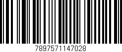 Código de barras (EAN, GTIN, SKU, ISBN): '7897571147028'