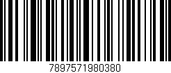 Código de barras (EAN, GTIN, SKU, ISBN): '7897571980380'