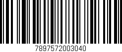 Código de barras (EAN, GTIN, SKU, ISBN): '7897572003040'