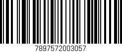 Código de barras (EAN, GTIN, SKU, ISBN): '7897572003057'