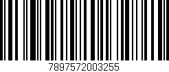 Código de barras (EAN, GTIN, SKU, ISBN): '7897572003255'