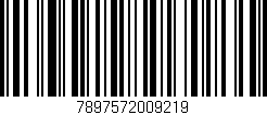 Código de barras (EAN, GTIN, SKU, ISBN): '7897572009219'