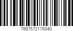 Código de barras (EAN, GTIN, SKU, ISBN): '7897572115040'