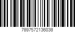 Código de barras (EAN, GTIN, SKU, ISBN): '7897572136038'