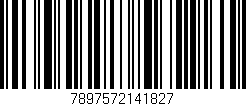 Código de barras (EAN, GTIN, SKU, ISBN): '7897572141827'