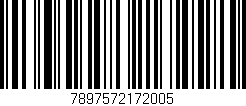 Código de barras (EAN, GTIN, SKU, ISBN): '7897572172005'