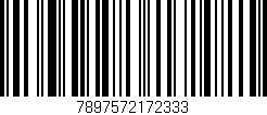 Código de barras (EAN, GTIN, SKU, ISBN): '7897572172333'