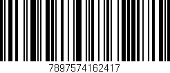 Código de barras (EAN, GTIN, SKU, ISBN): '7897574162417'