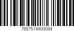Código de barras (EAN, GTIN, SKU, ISBN): '7897574600094'