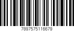 Código de barras (EAN, GTIN, SKU, ISBN): '7897575116679'