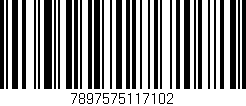 Código de barras (EAN, GTIN, SKU, ISBN): '7897575117102'