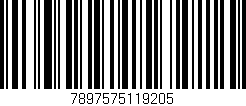 Código de barras (EAN, GTIN, SKU, ISBN): '7897575119205'