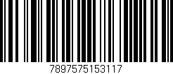 Código de barras (EAN, GTIN, SKU, ISBN): '7897575153117'