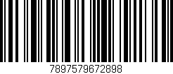Código de barras (EAN, GTIN, SKU, ISBN): '7897579672898'