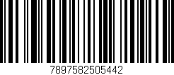 Código de barras (EAN, GTIN, SKU, ISBN): '7897582505442'