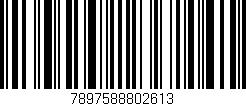 Código de barras (EAN, GTIN, SKU, ISBN): '7897588802613'