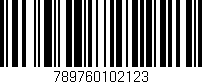 Código de barras (EAN, GTIN, SKU, ISBN): '789760102123'