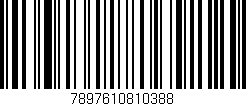 Código de barras (EAN, GTIN, SKU, ISBN): '7897610810388'