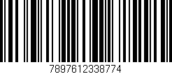 Código de barras (EAN, GTIN, SKU, ISBN): '7897612338774'
