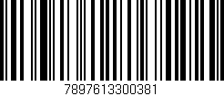 Código de barras (EAN, GTIN, SKU, ISBN): '7897613300381'