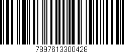 Código de barras (EAN, GTIN, SKU, ISBN): '7897613300428'