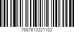 Código de barras (EAN, GTIN, SKU, ISBN): '7897613321102'