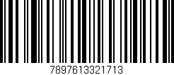 Código de barras (EAN, GTIN, SKU, ISBN): '7897613321713'