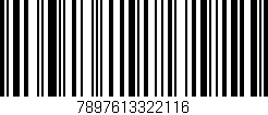 Código de barras (EAN, GTIN, SKU, ISBN): '7897613322116'