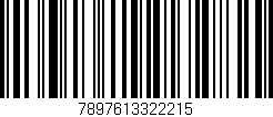 Código de barras (EAN, GTIN, SKU, ISBN): '7897613322215'