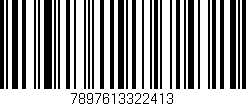 Código de barras (EAN, GTIN, SKU, ISBN): '7897613322413'