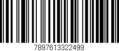 Código de barras (EAN, GTIN, SKU, ISBN): '7897613322499'