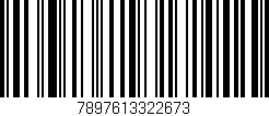 Código de barras (EAN, GTIN, SKU, ISBN): '7897613322673'
