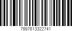 Código de barras (EAN, GTIN, SKU, ISBN): '7897613322741'