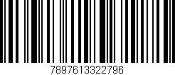 Código de barras (EAN, GTIN, SKU, ISBN): '7897613322796'