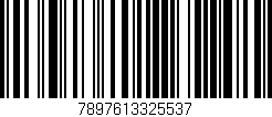 Código de barras (EAN, GTIN, SKU, ISBN): '7897613325537'
