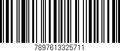 Código de barras (EAN, GTIN, SKU, ISBN): '7897613325711'
