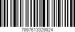 Código de barras (EAN, GTIN, SKU, ISBN): '7897613329924'