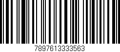 Código de barras (EAN, GTIN, SKU, ISBN): '7897613333563'