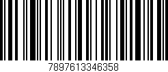 Código de barras (EAN, GTIN, SKU, ISBN): '7897613346358'