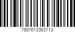 Código de barras (EAN, GTIN, SKU, ISBN): '7897613363713'