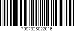 Código de barras (EAN, GTIN, SKU, ISBN): '7897626822016'