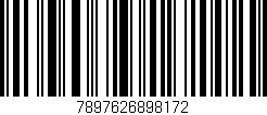 Código de barras (EAN, GTIN, SKU, ISBN): '7897626898172'