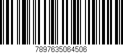Código de barras (EAN, GTIN, SKU, ISBN): '7897635064506'