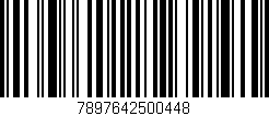 Código de barras (EAN, GTIN, SKU, ISBN): '7897642500448'